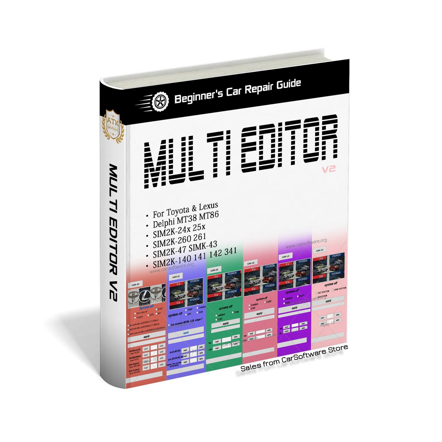 2025 MULTI EDITOR V2 with Keygen For Toyota & Lexus EVAP Catalyst EGR DPF IMV System OFF Multi Editor 2 English Windows 10
