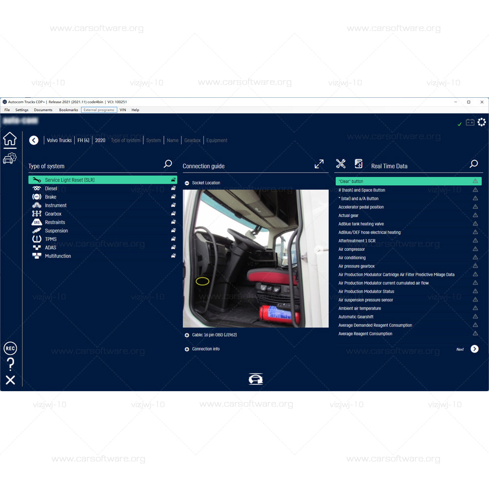 Autocom 2021.11 with keygen Car Truck Diagnostic Tool Software Read and clear fault codes 2025 Latest installation video full guide Professional Repair tools Work with DS150E 100251