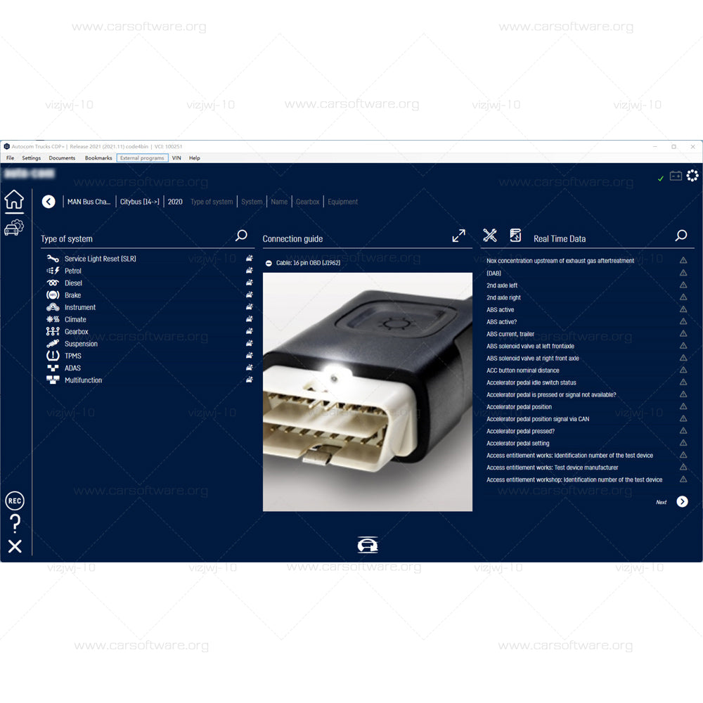 Autocom 2021.11 with keygen Car Truck Diagnostic Tool Software Read and clear fault codes 2025 Latest installation video full guide Professional Repair tools Work with DS150E 100251