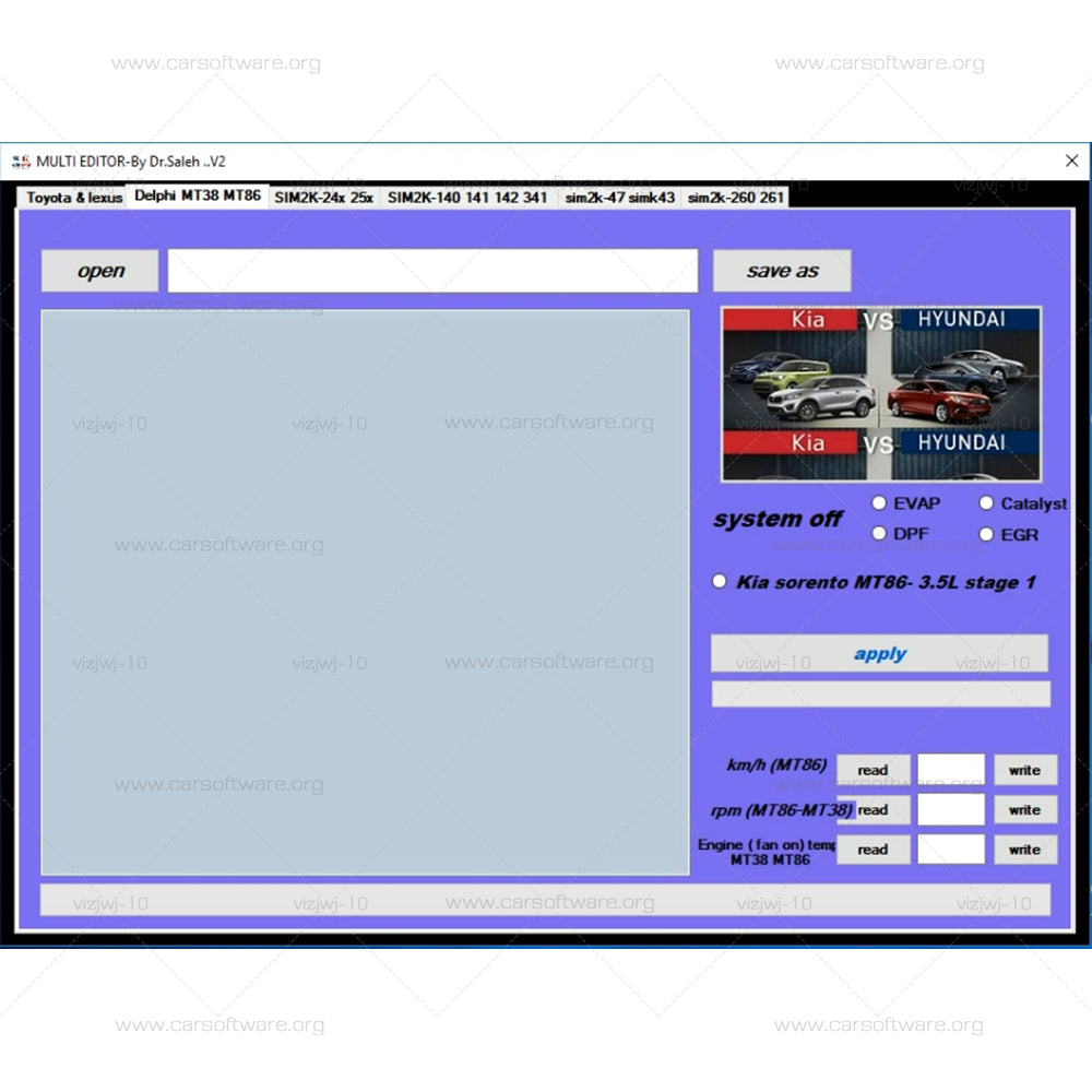 2025 MULTI EDITOR V2 with Keygen For Toyota & Lexus EVAP Catalyst EGR DPF IMV System OFF Multi Editor 2 English Windows 10
