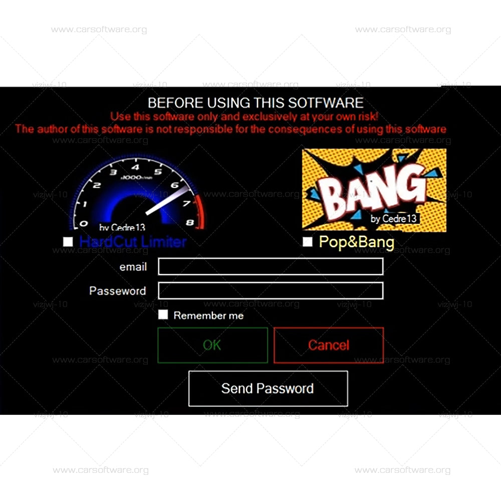 Car Software 6 in 1 : QLaunchr V1.0.0.5 Hotstartr V1.0.0.1 VMAXR V1.0.0.1 UltraCuttr V1.0.0.3 HARDCUT LIMITER Petrol Engines V1.7 POP & BANG V1.5 HARDCUT LIMITER V2.1
