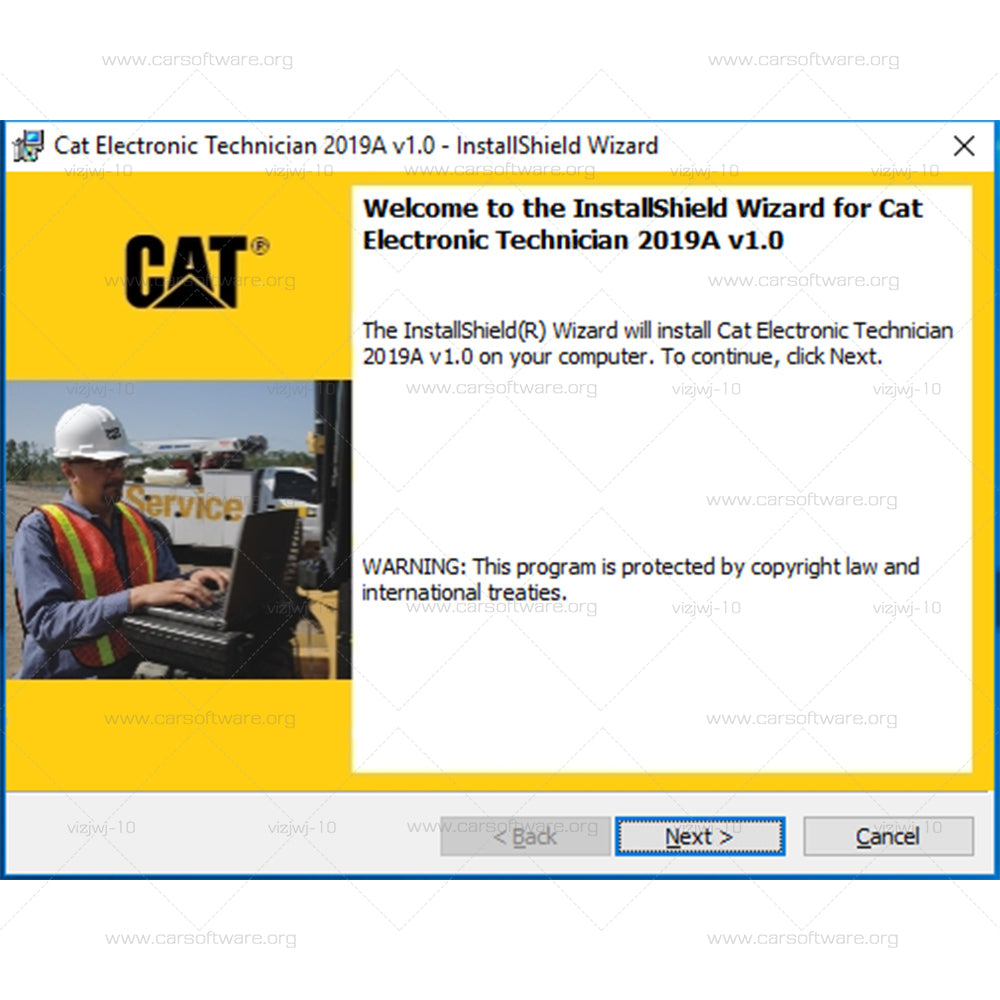 Caterpillar Electronic Technician 2019C Diagnostic Software Work with Nexiq Professional excavator maintenance software Electronic Control Module (ECM) Diagnose Communicate and Service electronically controlled