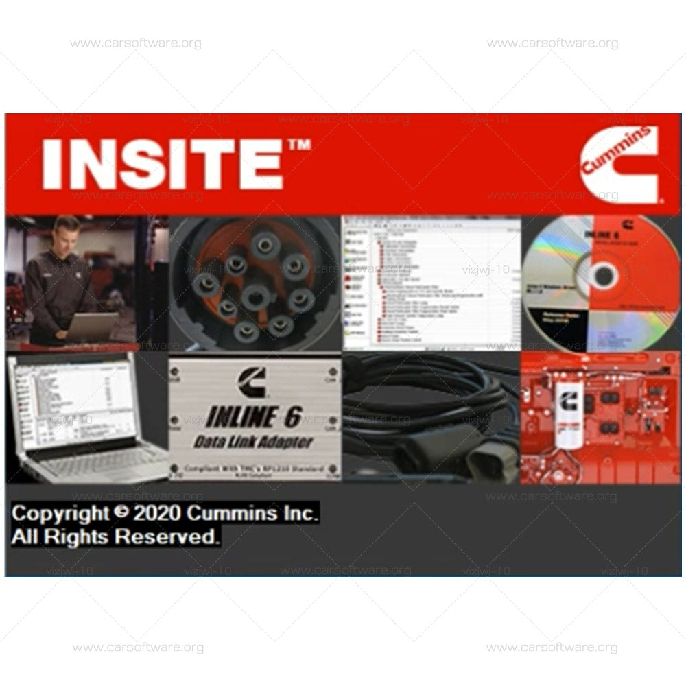 Insite V8.7 Pro help to diagnose and troubleshoot issues with Cumminss engines Update year 2020 Professional guidance work Powerful repair software