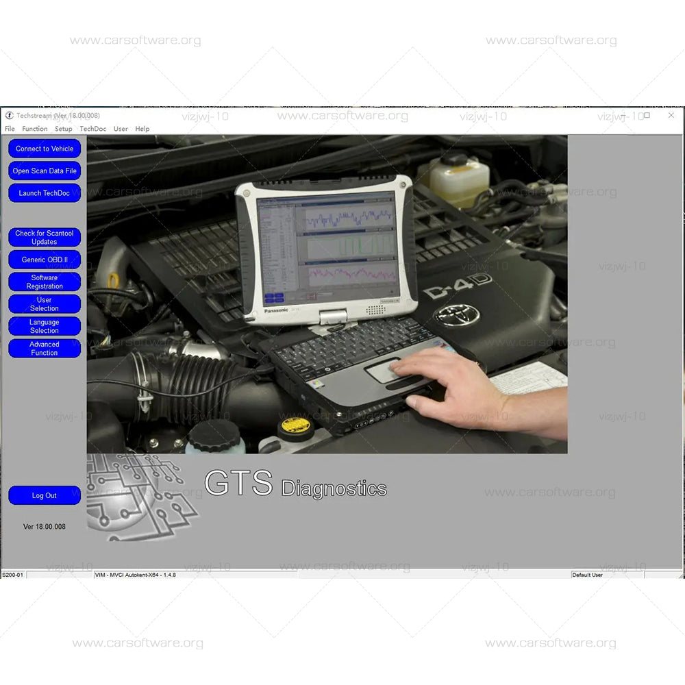 Techstream V18.00.008 For MINI VCI scantool for Toyota/Lexus/Scion ECMs cars since 1996 Technical Service Bulletins (TSBs) Diagnose, Customer setting, Programming , Reprogramming (ECM/ECU), Coding etc.