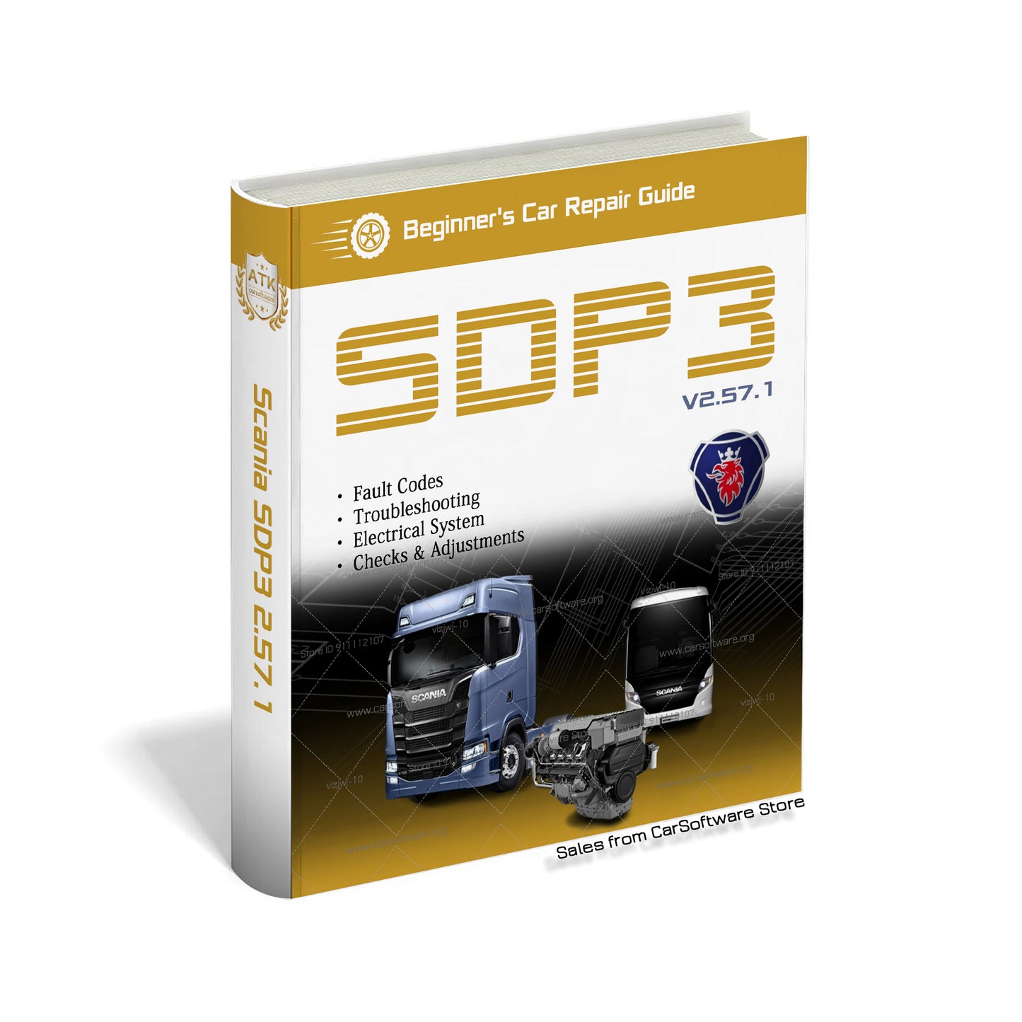 Scania Diagnos & Programmer 3 (SDP3) communicates with Scania vehicles SDP3 V2.57.1 For Truck, heavy truck, ship Fault Codes Trouble shooting Electrical System Checks & Adjustments Work with VCI2 / VCI3