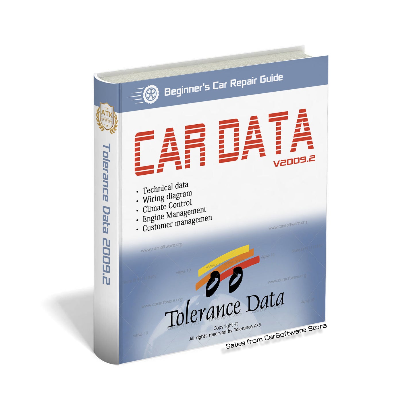 Tolerance Data 2009.2 Professional Software vehicle maintenance database information For all European, Japanese, Korean and English cars