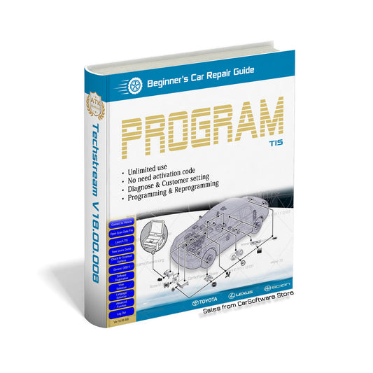 Techstream V18.00.008 For MINI VCI scantool for Toyota/Lexus/Scion ECMs cars since 1996 Technical Service Bulletins (TSBs) Diagnose, Customer setting, Programming , Reprogramming (ECM/ECU), Coding etc.