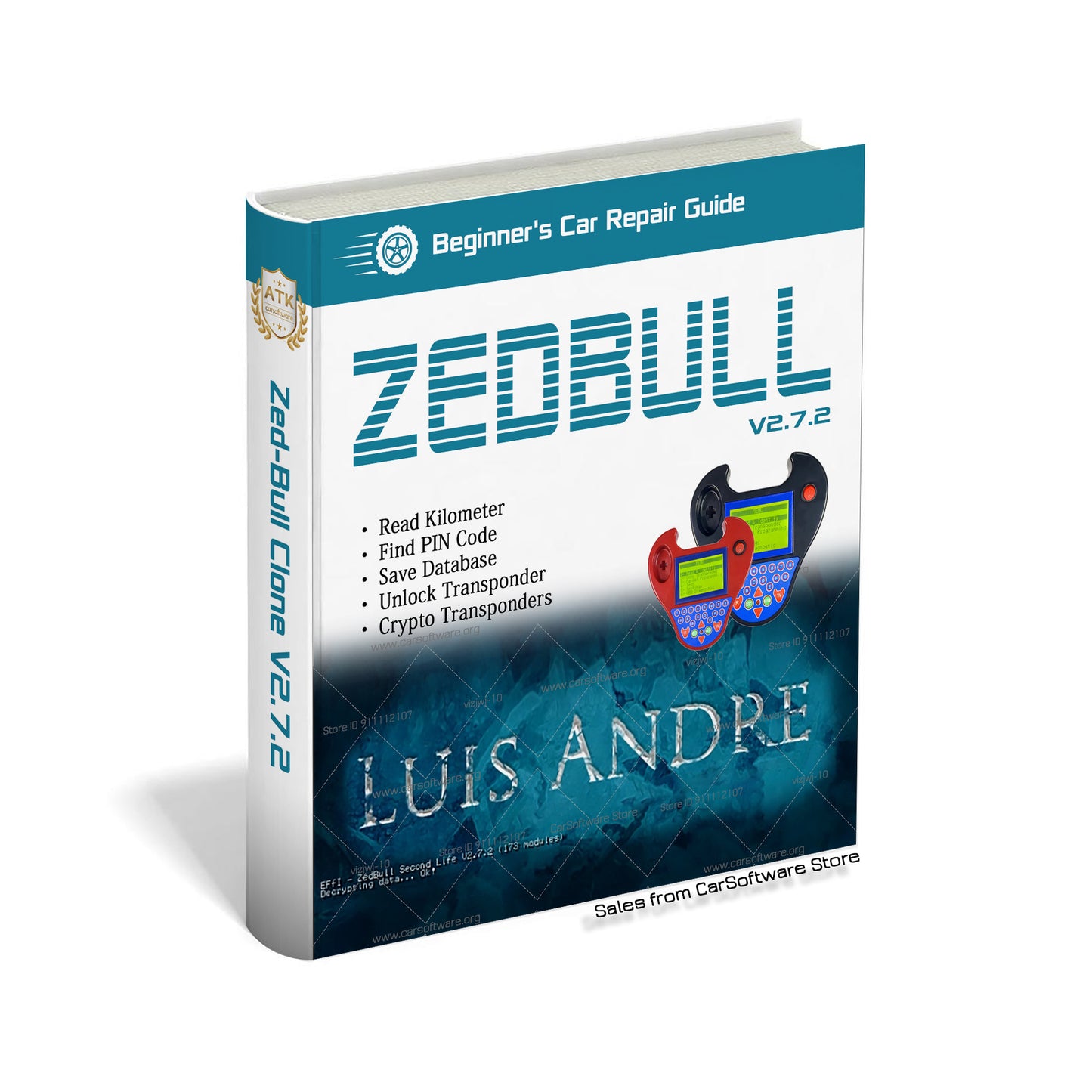 Zed-Bull Clone V2.7.2 Work with Diagnostic Tool Equipment Mini ZedBull V508 Finding PIN Code software EFfI - Second Life can work with all clones and original devices Transponder Cloning