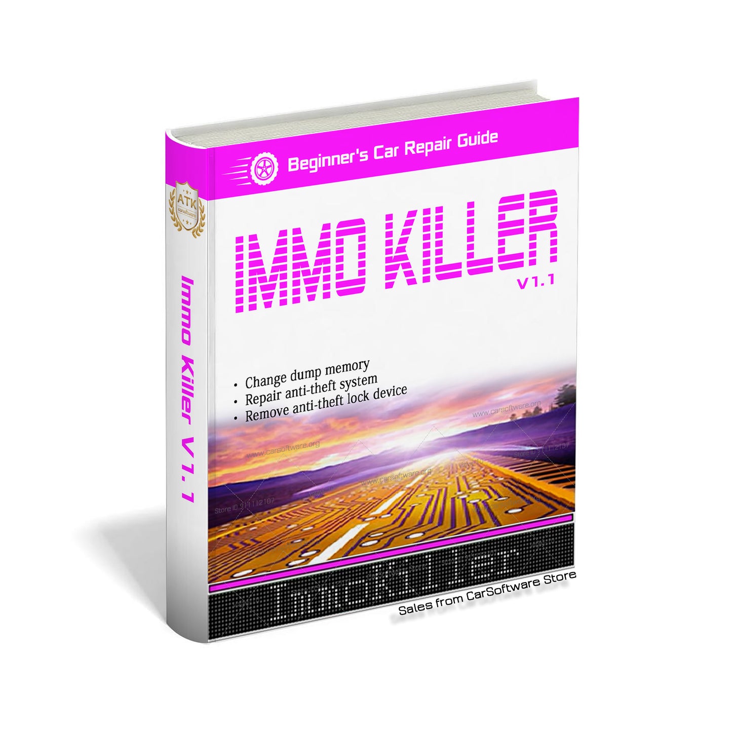 Immo Killer V1.1 is a program dedicated for repairing, by passing, virgining the vehicle immobilizer system of cars which are found in ECU