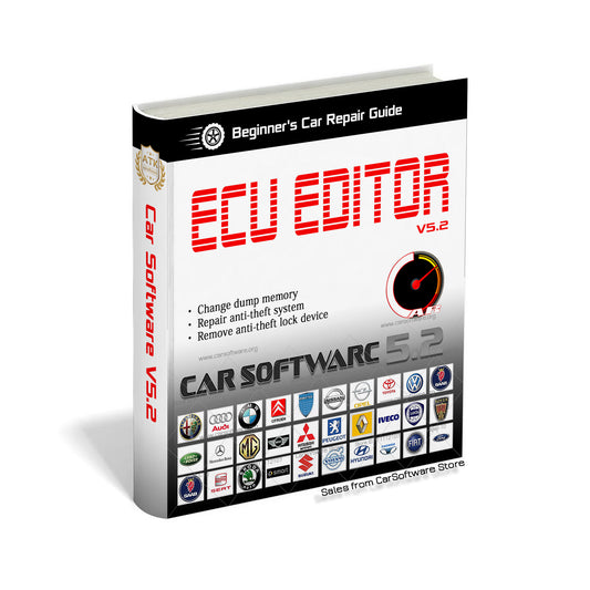Professional automotive ECU maintenance tools Car Software V5.2 Disable EGR Valve / Repair Warm Start Problem / Disable Immobilizer through the ECU