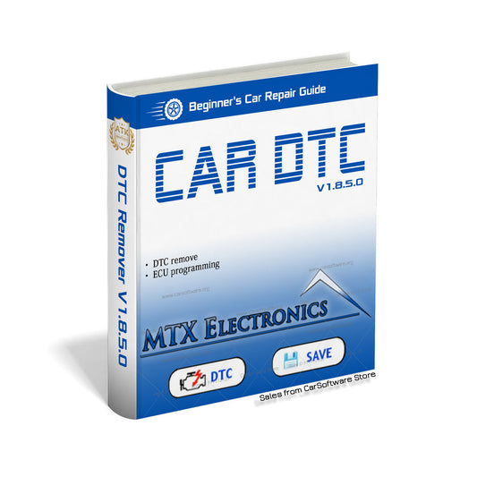 Use DTC Remover V1.8.5.0 Diagnostic Trouble Code software to permanently remove DTC from the ECU for cars with damaged air sensors