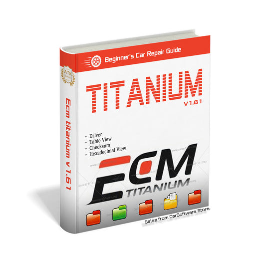 ECM Titanium V1.61 ECU Repair Software With 26000 + Driver ECM 18259+ Drivers to interpret the files that are contained inside the motor controller and increase the engine power