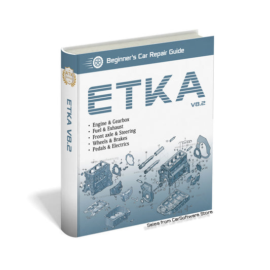 ETKA V8.2 Software Virtual Machine Version official spare parts database for Volkswagen The world's most powerful car repair software data