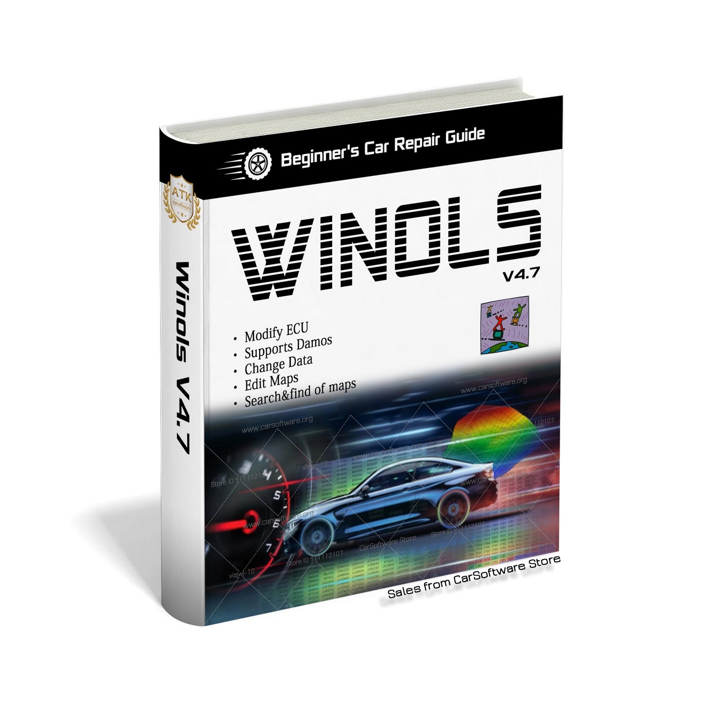 WinOLS 4.7 with keygen + ECM TITANIUM 1.61 with +26000drive +  Damos 2020 searching and finding of maps Especially to modify the memory contents of ECUs