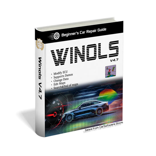 WinOLS 4.7 with keygen + ECM TITANIUM 1.61 with +26000drive +  Damos 2020 searching and finding of maps Especially to modify the memory contents of ECUs