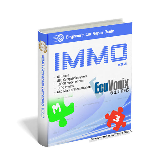 IMMO Universal Decoding V3.2 Remove IMMO Code, Read ECU File, Delete definitively Work with programmer such as UPA-USB, Wellon Series VP/GP