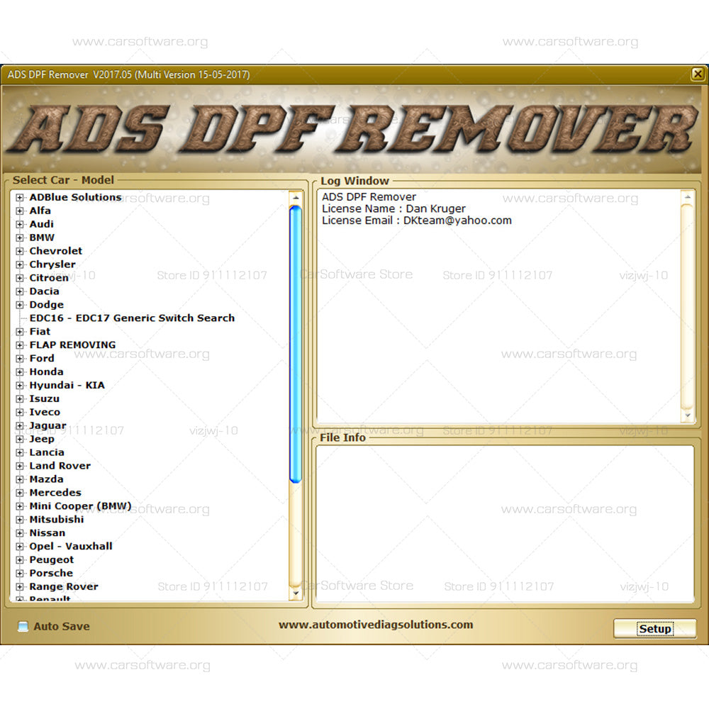 ECU programming software 3 in 1  with keygen V2017.5 ADS DPF remover+ADS EGR remover+ADS Lambda remover Professional  turn the DPF or EGR solution off