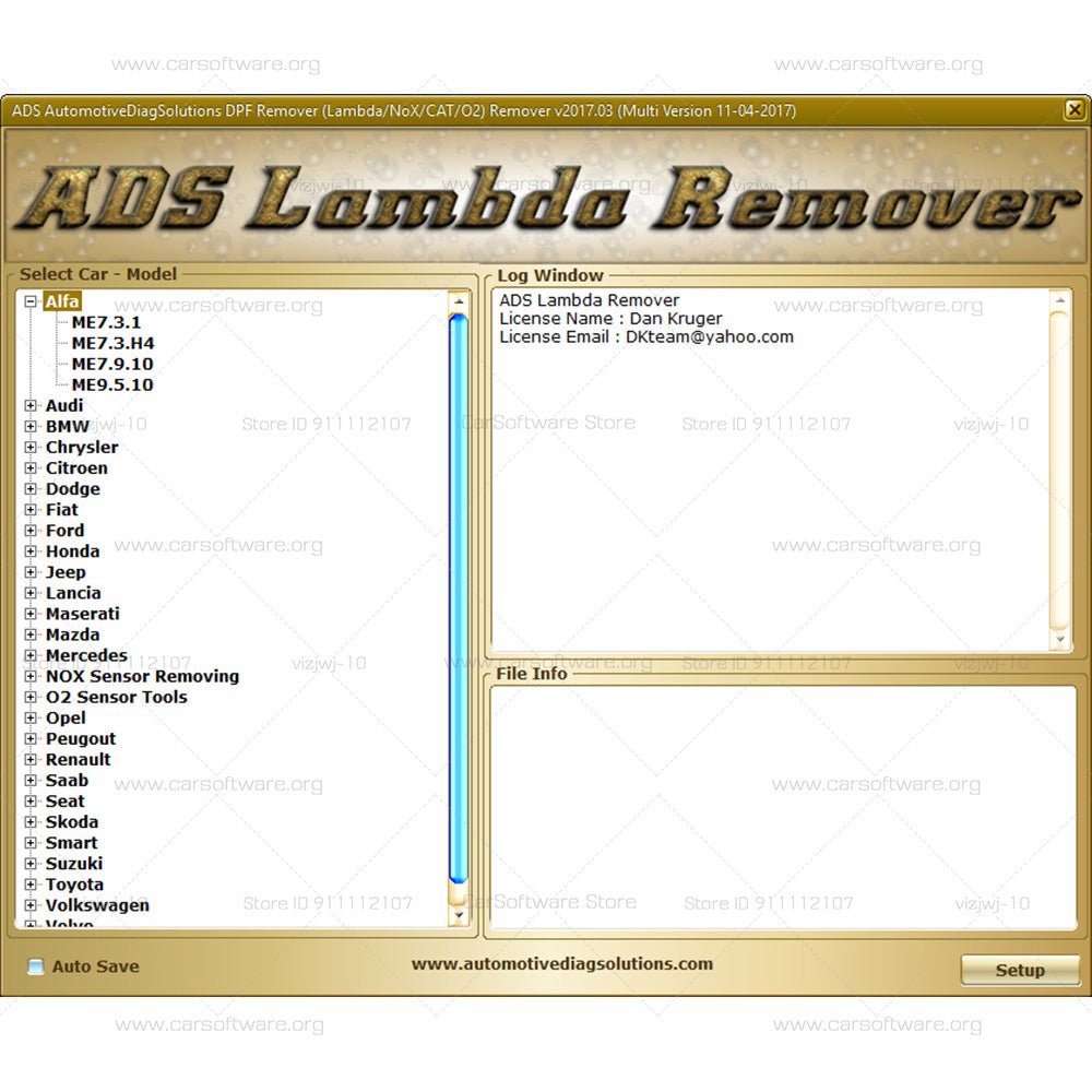 ECU programming software 3 in 1  with keygen V2017.5 ADS DPF remover+ADS EGR remover+ADS Lambda remover Professional  turn the DPF or EGR solution off