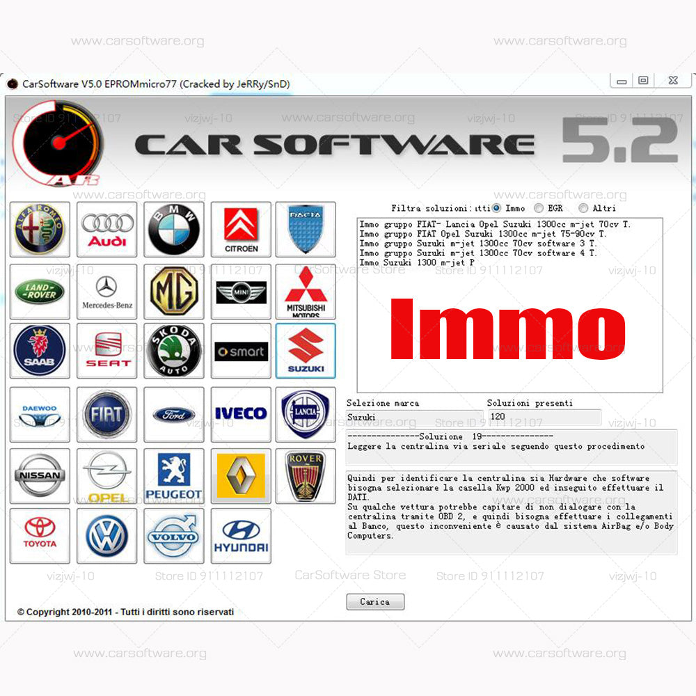 Professional automotive ECU maintenance tools Car Software V5.2 Disable EGR Valve / Repair Warm Start Problem / Disable Immobilizer through the ECU
