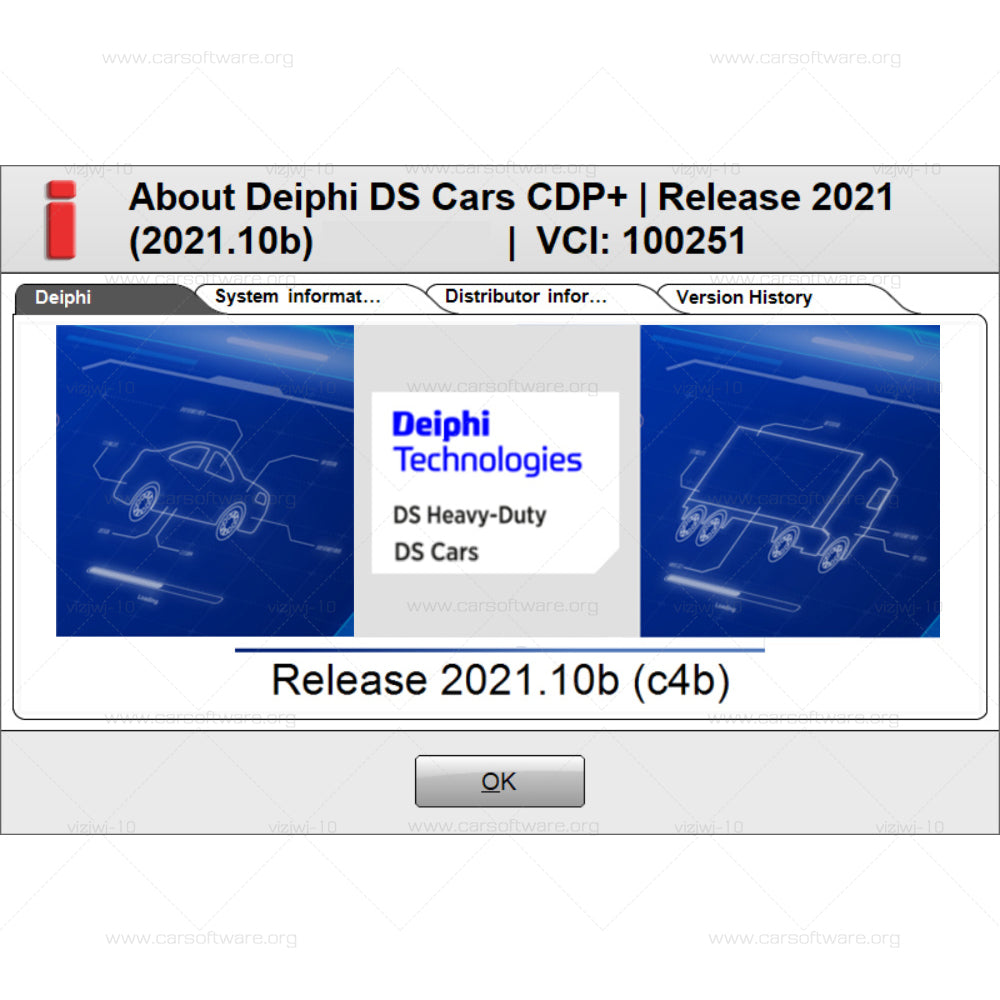 Delphi 2021.10b with keygen Read and Clear fault codes Car Truck Diagnostic Tool Software Work with DS150E 100251 Professional Repair tools  installation video full guide