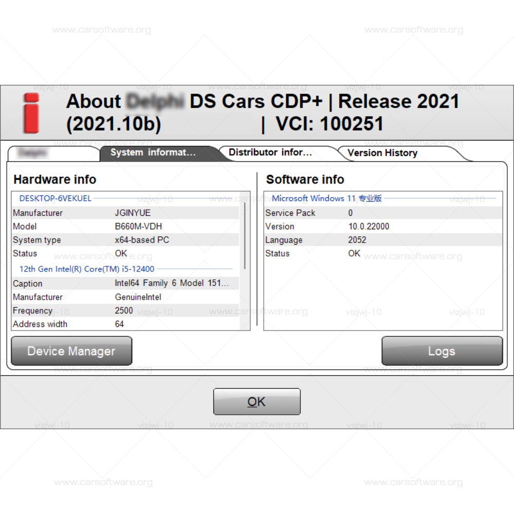 Delphi 2021.10b with keygen Read and Clear fault codes Car Truck Diagnostic Tool Software Work with DS150E 100251 Professional Repair tools  installation video full guide