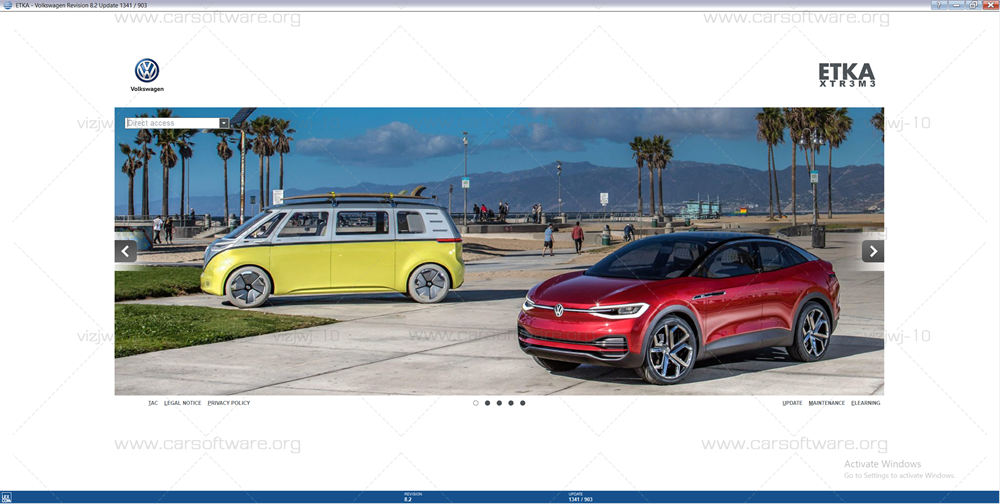 ETKA V8.2 Software Virtual Machine Version official spare parts database for Volkswagen The world's most powerful car repair software data