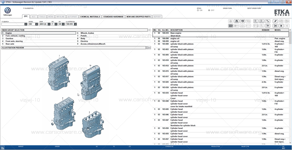 ETKA V8.2 Software Virtual Machine Version official spare parts database for Volkswagen The world's most powerful car repair software data