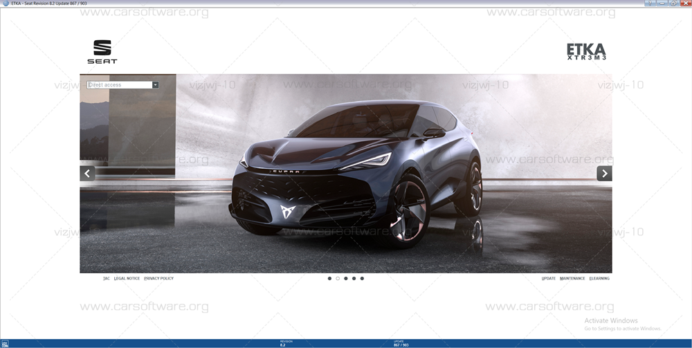 ETKA V8.2 Software Virtual Machine Version official spare parts database for Volkswagen The world's most powerful car repair software data