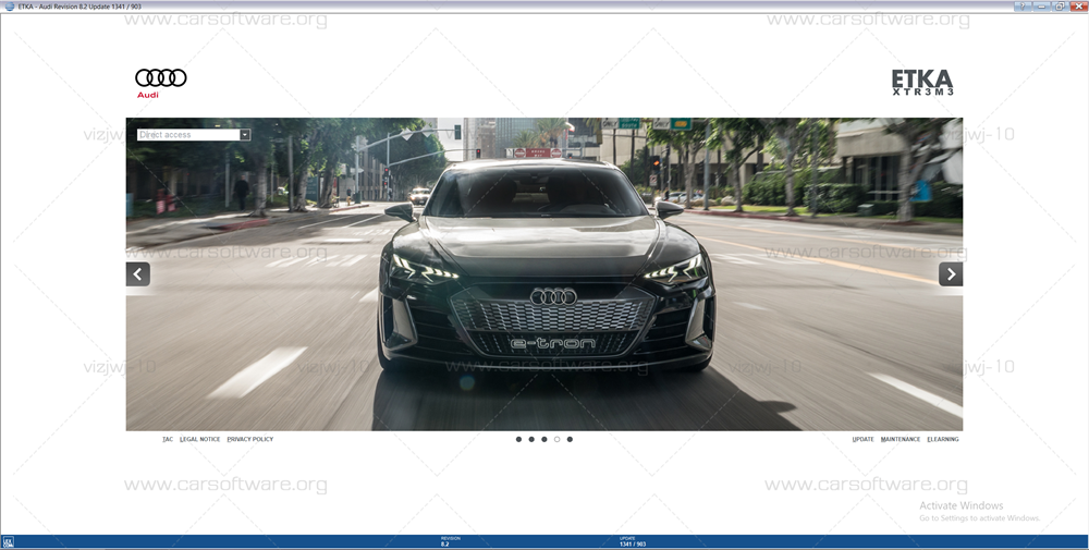 ETKA V8.2 Software Virtual Machine Version official spare parts database for Volkswagen The world's most powerful car repair software data