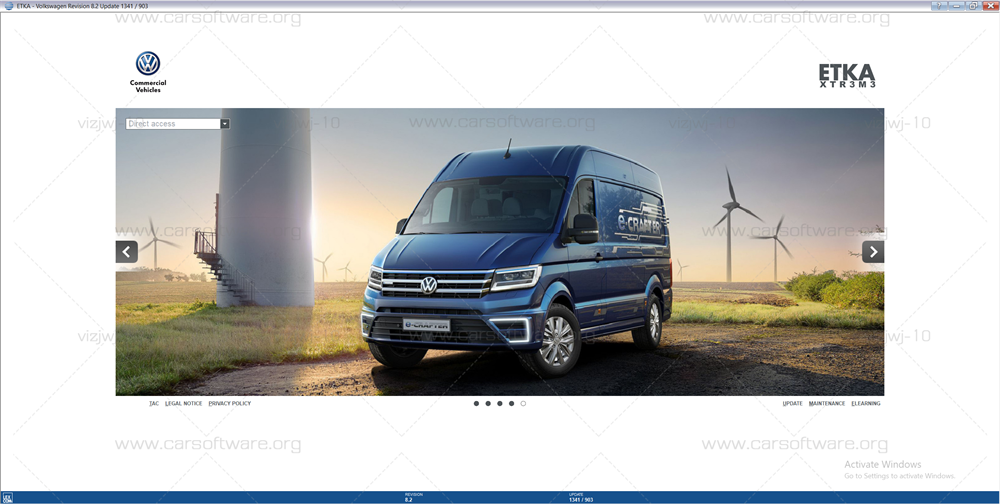 ETKA V8.2 Software Virtual Machine Version official spare parts database for Volkswagen The world's most powerful car repair software data