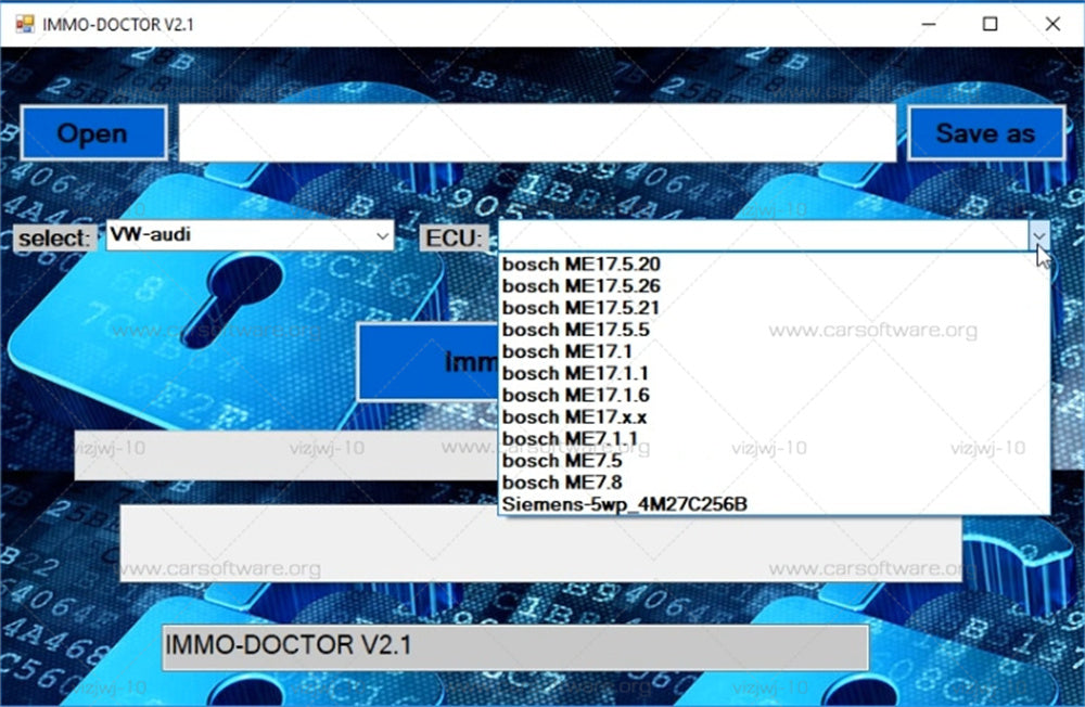 IMMO DOCTOR V2.1 software, disable engine computer anti-theft software, with registration machine, suitable for Hyundai, Kia, Volkswagen, Audi, disable engine computer anti-theft
