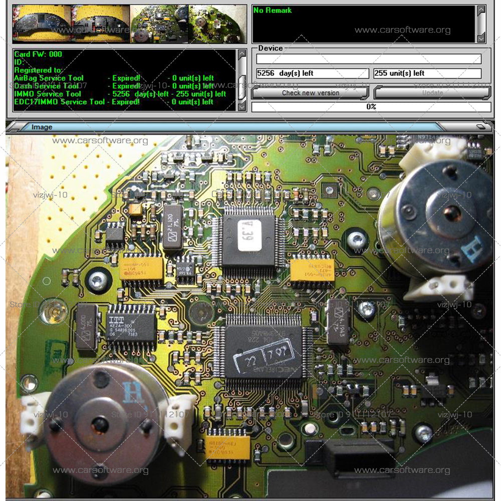 IMMO Service Tool V1.2 immo off Car software professionals working with immobilizers and calculate the pin by dump run without any installation process Professional maintenance documents