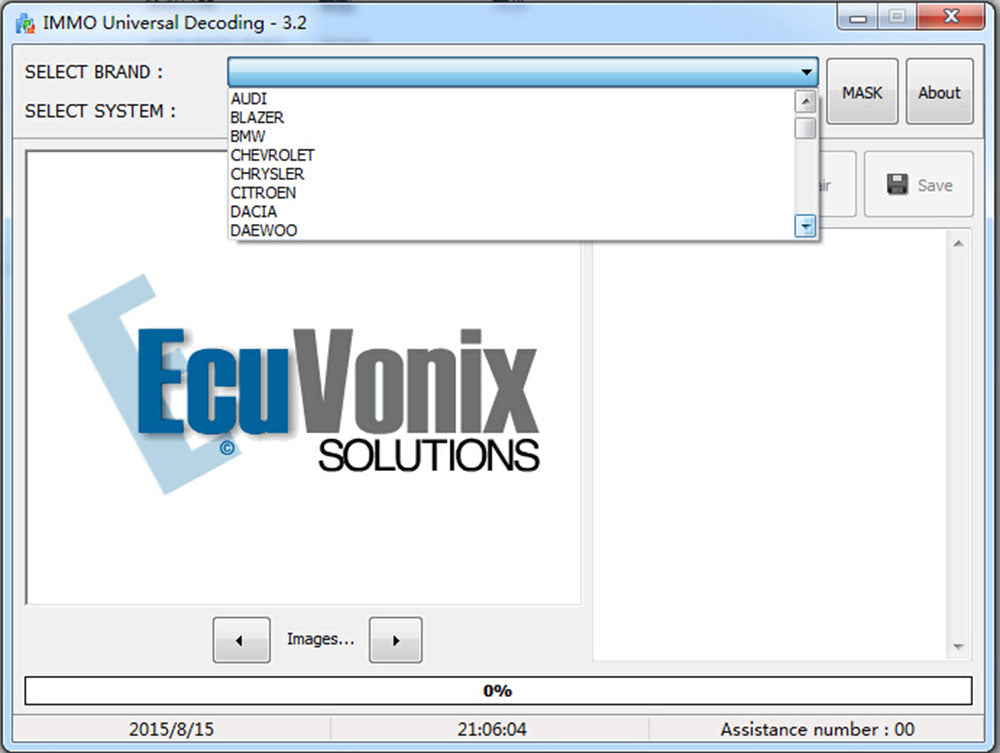 IMMO Universal Decoding V3.2 Remove IMMO Code, Read ECU File, Delete definitively Work with programmer such as UPA-USB, Wellon Series VP/GP