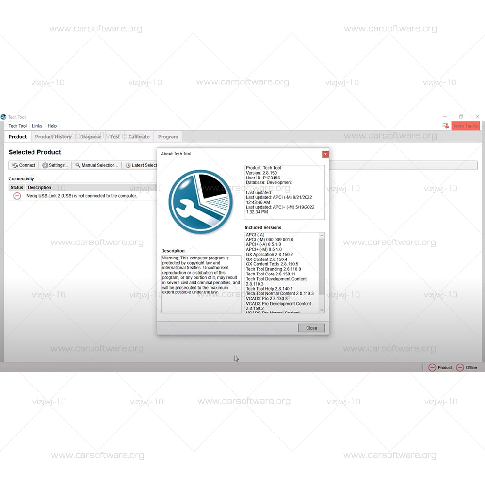 Premium Tech Tool V2.8.150 Diagnostic Software 2025 PPT 2.8.150 can diagnose, test, calibrate and program a vehicle, engine or a machine product APCI update：2023.01