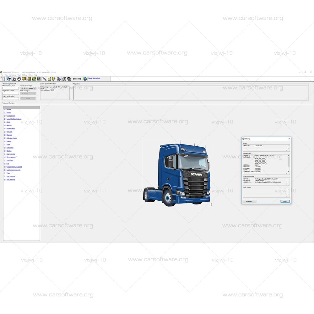 Scania Multi V21.120.0.3 Technical information of parts, servicing and repair E2011 P96 Engines and Labour times Electronic Parts Catalogue Truck Bus & Engine Scania EPC with unexpire patch