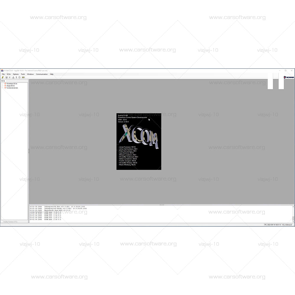Scania XCOM V2.30 Immobilizer AdBlue EGR ON/OFF ECU Recovery Reset Unlock Chassis ID/VIN Change Truck Power INCREASE Read stored fault codes and Freeze Frames