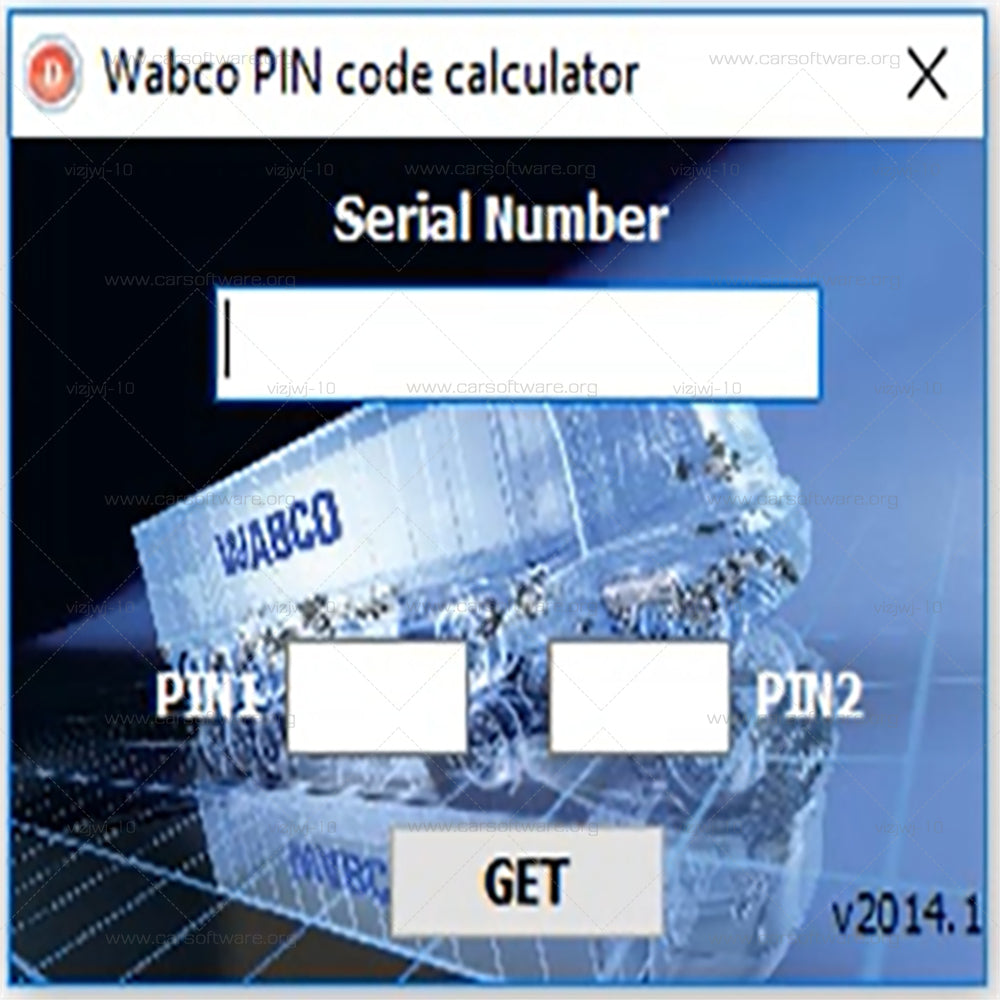WABCO Pin Code Calculator V2014.1 Electronic & Pneumatic systems Diagnostic Software designed for maintenance of trailers, trucks and buses