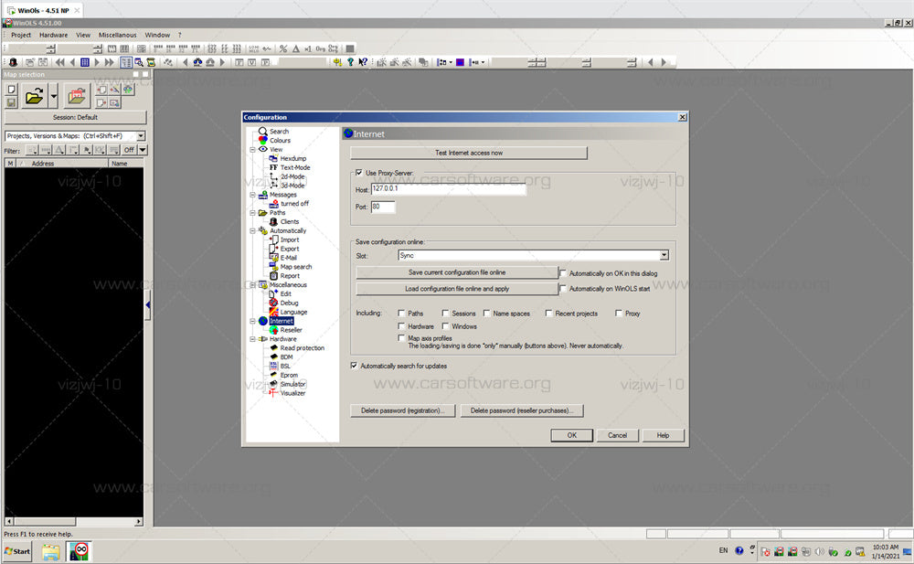 WinOLS V4.51 Virtual Machine Version +ECM TITANIUM 1.61 with 26000 drive + &nbsp;Damos 2020 searching and finding of maps Especially to modify the memory contents of ECUs