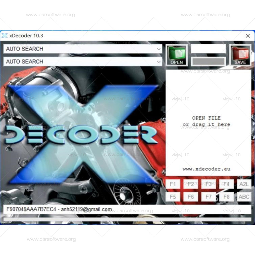 Xdecoder 10.3 with Keygen 2025 Newest DTC Remover Crack DTC OFF Delete Software Full Verison for Hyundai/VAG EDC15 EDC16 EDC17 Xdecoder Find Error ECU programming